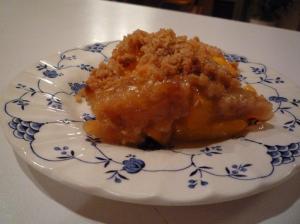 peach crisp
